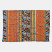 明るい象のキッチンタオル キッチンタオル (横)