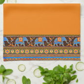 明るい象のキッチンタオル キッチンタオル (折り畳み)