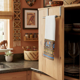 明るい象のキッチンタオル キッチンタオル