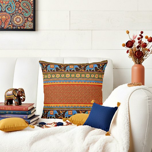 明るい象 クッション