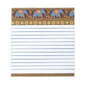 明るい象 ノートパッド (正面)