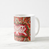 明るい赤い猫たち(by Louis Wain) コーヒーマグカップ (正面右)