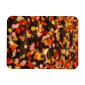 明るい赤い黄色の秋のカエデ葉ル マグネット (横)