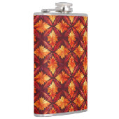 明るい赤とオレンジの秋紅葉 フラスク (右)