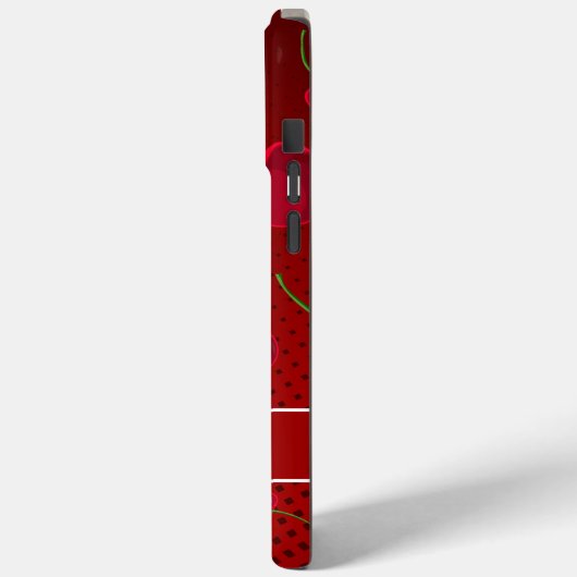 明るい赤のさくらんぼ Case-Mate iPhoneケース (裏面 / 左)