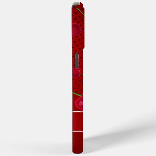 明るい赤のさくらんぼ Case-Mate iPhoneケース (裏面 / 右)