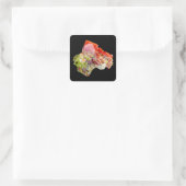 明るい赤のウルフェナイト試料 スクエアシール (バッグ)