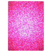 明るい赤のグリッタークリップボード クリップボード (裏面)