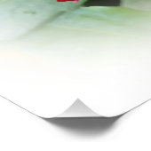 明るい赤のパンジー ポスター (コーナー)