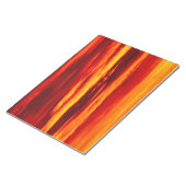 明るい赤の夕日 ノートパッド (アングル)