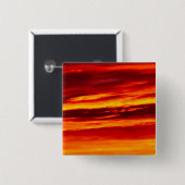 明るい赤の夕日 缶バッジ (正面&裏面)