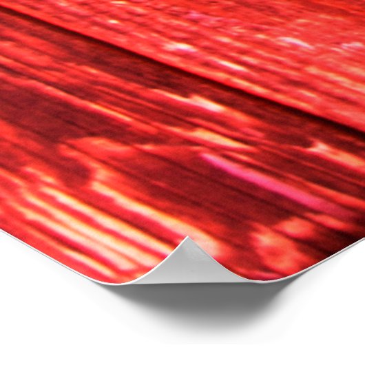 明るい赤の木製の壁の板のテクスチャ。木のテクスチャw ポスター (角)