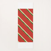 明るい赤の水の色のスイカのヨガマット ヨガマット (裏面)