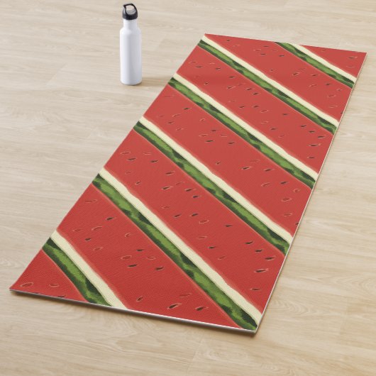明るい赤の水の色のスイカのヨガマット ヨガマット (インサイチュ)
