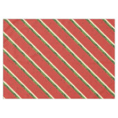 明るい赤の水の色スイカのテーブルクロス テーブルクロス (正面(横))