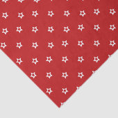 明るい赤の白い星  薄葉紙 (詳細)