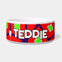 明るい赤の緑の抽象芸術