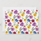 明るい赤はっきりしたちゃんシャワー サンキューカード (裏面)