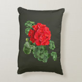 明るい赤ゼラニウム アクセントクッション (裏面(縦))