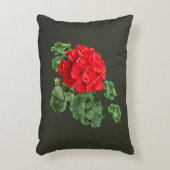 明るい赤ゼラニウム アクセントクッション (正面(垂直))