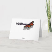 明るい赤バラ花美しいフローラ シーズンカード (裏面)