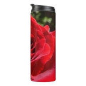 明るい赤バラ花美しいフローラ タンブラー (回転右)