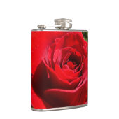 明るい赤バラ花美しいフローラ フラスク (右)