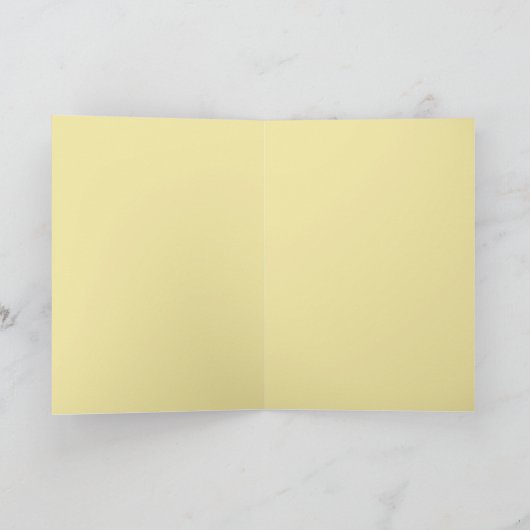 明るい赤マカオパロツウォーター色誕生日カード カード (内部)