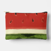 明るい赤水カラースイカプリントカットソーバッグ アクセサリーポーチ (正面)
