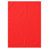 明るい赤無地の色 テーブルクロス (正面)