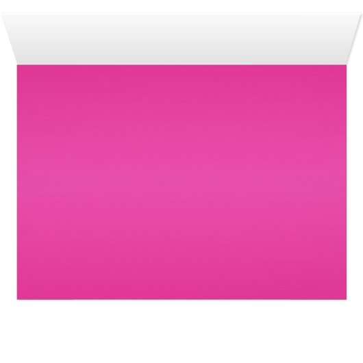 明るい赤紫色およびターコイズフローラテーブル番号カード (内部横(下))