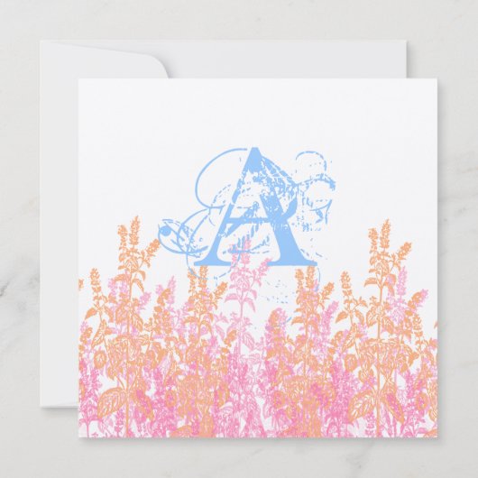 明るい赤紫色とコーラルブライトアクアブルーザデイト セーブザデート (裏面)