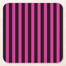 明るい赤紫色とブラックキャンディストライプー