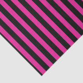 明るい赤紫色とブラックキャンディストライプー 薄葉紙 (詳細)