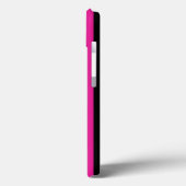 明るい赤紫色と黒ストライプキャンディCase-Mate iPhone c Case-Mate iPhoneケース (裏面 / 左)
