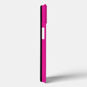 明るい赤紫色と黒ストライプキャンディCase-Mate iPhone c Case-Mate iPhoneケース (裏面 / 右)