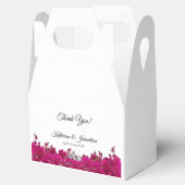 明るい赤紫色の蘭を白結婚色に感謝 –  フェイバーボックス (オープン)