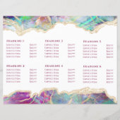 明るい赤紫色アクアマリンopalデザインパンフレット (裏面)