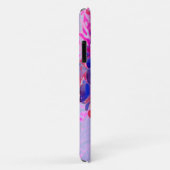 明るい赤紫色エレガントとダークブルーライムライトアジサイ Case-Mate iPhoneケース (裏面/右)