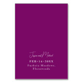 💍明るい赤紫色エンチャント付き:水彩 テーブルナンバー (裏面)