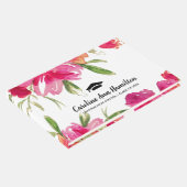 明るい赤紫色グリーンフローラ卒業 ゲストブック (コーナー)