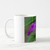 明るい赤紫色スパイダーワーツツインズワイルドフラワーギフトアパレル コーヒーマグカップ (左)
