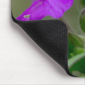 明るい赤紫色スパイダーワーツツインズワイルドフラワーギフトアパレル マウスパッド (コーナー)