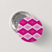 明るい赤紫色ダイヤモンドパターン 缶バッジ (正面&裏面)