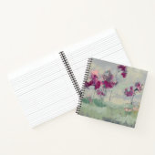 明るい赤紫色ツリーン ノートブック (内部)