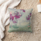 明るい赤紫色トレリン クッション (ブランケット)