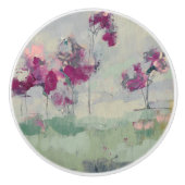 明るい赤紫色トレリン セラミックノブ (正面)