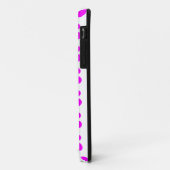 明るい赤紫色ドットIphoneケース Case-Mate iPhoneケース (裏面/左)