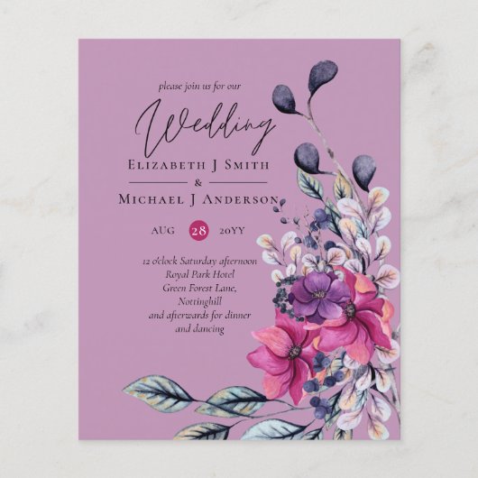 明るい赤紫色ドリームズコーディネート深いピンク (正面)