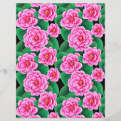 明るい赤紫色ピンクカメリアスジェイドグリーン離れズ (正面)